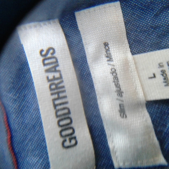 Men's size large slim /ajustado/mince brand Good threads - Picture 6 of 6